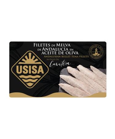 Usisa | Fillets of Melva Canutera de Andalucia in olive oil | 5 cans x 120 gr | Canned Fish