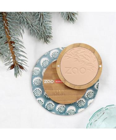 Buy Zao Vegan Compact Powder 9g - Natural Opaque & Matte - Refillable No. 303 Apricot Beige | Eco-Friendly Beauty - Buy Online on GoSupps.com