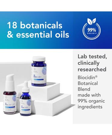 Biocidin Liquid Formula - Gut Cleanse Process & Immune Support Supplement - Supportive Biofilm Disruptor to Promote Digestive Health & Microbial Balance - 18 Botanical & Essential Oil Blend (1 oz) - Buy Online on GoSupps.com