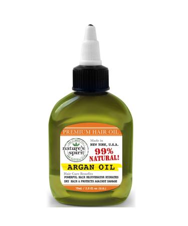 Nature's Spirit Premium Hair Oil Argan 2.5 ounce