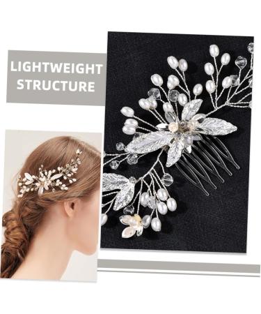 MERRYHAPY Handmade Crystal Tiara Rhinestone Hair Comb Bridesmaid Hair Accessories Bridal Headdress Wedding Hair Comb Prom Hair Accessories Bride Hairpiece Wedding Hair Accessories - Buy Online on GoSupps.com
