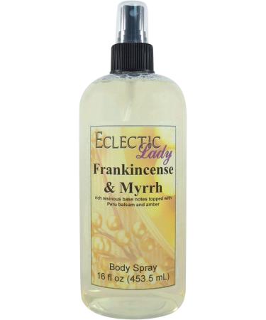 Frankincense And Myrrh Body Spray 16 ounces Body Mist for Women with Clean Light & Gentle Fragrance Long Lasting Perfume with Comforting Scent for Men & Women Cologne with Soft Subtle Aroma For Regular Strength 16 Fluid Ounces