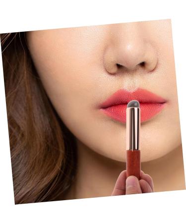 FOMIYES Silicone Lip Brush Lipstick Lip Brush Wand Plastic Lip Makeup Brush Concealer Brush Wand Lip Applicator Women Makeup Tool Makeup Tools Plastic Makeup Brush Lip Gloss Brush Wooden 10.00X1.50X1.50CM Brown - Buy Online on GoSupps.com