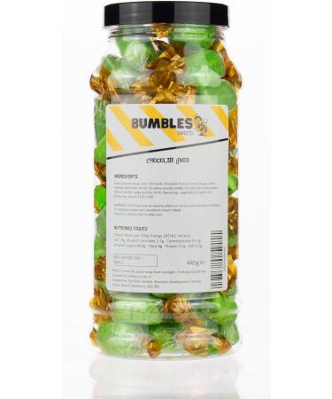 Chocolate Limes Sweets Gift Jar - Buy Online on GoSupps.com