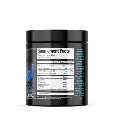 Dubby Gamer Energy Drink Powder - Sugar Free Jitter-Free Nootropic Energy Blue Razz Flavor 30 Servings - Boost Your Gaming Performance - Buy Online on GoSupps.com