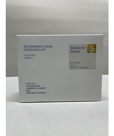Schwanen Garten Antioxidant Clean Essentials Kit Travel Size Skincare Set with Cleansing Oil Foaming Cleanser Mist Treatment Essence - Buy Online on GoSupps.com