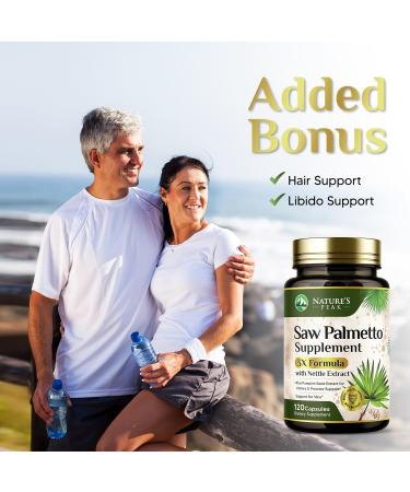 Saw Palmetto Prostate Health Supplements for Men 1000mg - 3X Strength with Pumpkin Seed DHT Blocker Urinary Health and Prostate Support for Mens Health Vegan Non-GMO Bottled in USA - 120 Capsules 120 Count (Pack of 1) - Buy Online on GoSupps.com