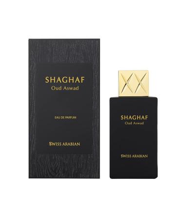 Swiss Arabian Shaghaf Oud Aswad - Luxury Products From Dubai - Long Lasting Personal EDP Spray Fragrance - A Seductive Signature Aroma - 2.5 Oz - Buy Online on GoSupps.com