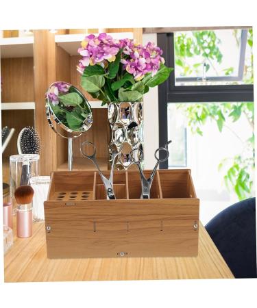 Storage Box for Hairdressing Tools Wooden Holder for Hairdressing Tool Storage Box Hair Cutting Tool Holder Comb Hairdressing Hairdressing Tool Holder As Shown  - Buy Online on GoSupps.com