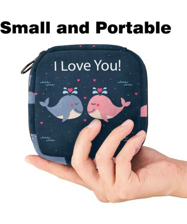 Cute Cartoon Storage Bag for Women's Bandages & Menstrual Pads - Portable Multicolored Holder for School & Office - Buy Online on GoSupps.com