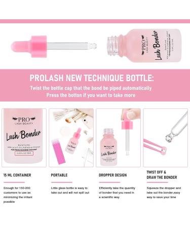 Lash Bonder for Eyelash Extensions 15ml - Super Glue Accelerator & Sealant for Longer Retention - Waterproof & Oil-proof - Special Dropper Design - Pack of 1 - Buy Online on GoSupps.com