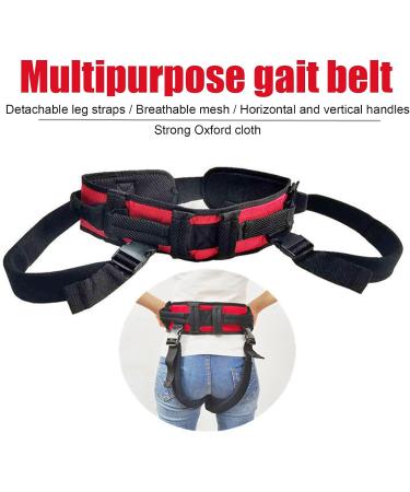 Transfer Belt with Handles & Leg Loops - Safe Aide Patient Care Walking Sling (L) | International Shipping Available - Buy Online on GoSupps.com
