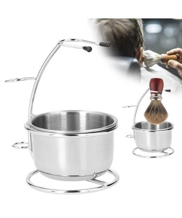 Durable Stainless Steel Shaving Set: 1 Razor & Brush Stand - Perfect for Salons | International Shipping Available - Buy Online on GoSupps.com