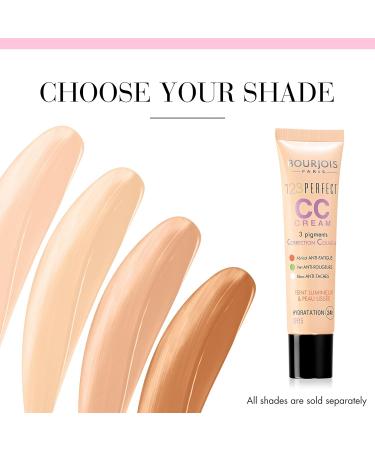 Bourjois 123 Perfect CC Cream 33 Rose Beige 3ml - Colour Correcting Formula - Buy Online on GoSupps.com
