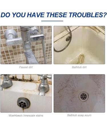 Sleepdorps Bath Cleaner Sleepdrops Glass Cleaner All-Purpose Bathroom Descaler Spray for Glass Mirrors Bathtubs Faucets Toilet Sink (3pcs) - Buy Online on GoSupps.com