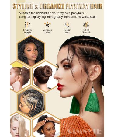 Samnyte Hair Wax Stick 3PCS - Hair Wig Flyaway Tamer Stick for Women & Babies - Smoothing & Taming Frizz - 2.70 Ounce (Pack of 3) - Buy Online on GoSupps.com