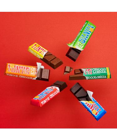  Tony's Chocolonely Tony's Chocolonely Pack of 35 whole milk chocolates (35 x 47 g) - Buy Online on GoSupps.com