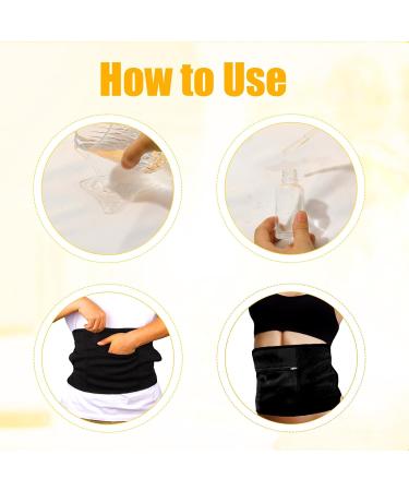 Ultimate Massage Belt & Castor Oil Pack Set | Reusable Leak-Proof TPU Design for Neck Belly & Breast | Comfort & Relief - Buy Online on GoSupps.com