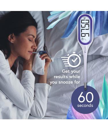 2023 iProven Basal Body Thermometer with Jumbo LCD & Backlight - Accurate BBT for Ovulation Tracking - Buy Online on GoSupps.com