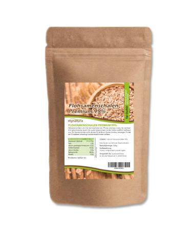 mynatura Mynatura Premium Quality Psyllium Shells | 99% Purity | Plant-Based | High in Fiber | Natural Product | Muciles | Additive-Free | Psyllium-Based | Food Supplement (2 x 1000 g)