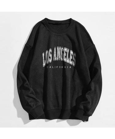 Cute Graphic Tees for Teen Girls - Trendy Vacation Fashion Tops | Fleece Sweatshirts Pullover for Christmas | 13-black Large - Buy Online on GoSupps.com