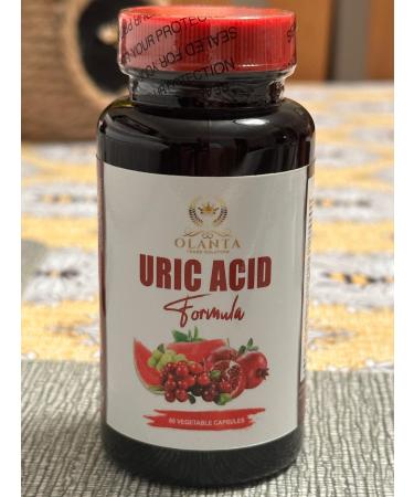URIC Acid Cleanse Formula - Water Retention Relief Water Away Capsules Diuretic Pills for Water Retention Celery Seed Extract uric Acid Solution Milk Thistle Turmeric - 1 Bottle 60 Capsules