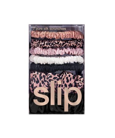 Slip Silk Mega Scrunchies Pixie Super Set - 22 Momme Mulberry Silk Hair Ties - 2 Mega + 5 Thin Scrunchies - Gift Set for Women - Buy Online on GoSupps.com