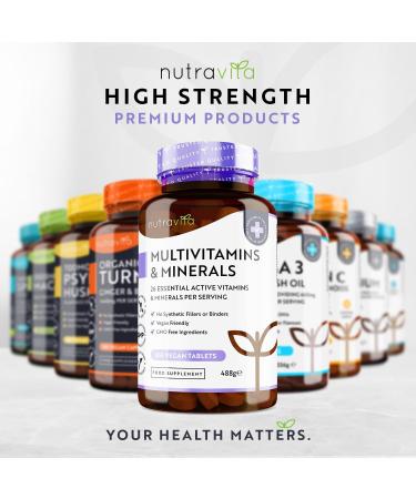 365 Vegan Multivitamin Tablets - 1 Year Supply for Men and Women | Nutravita UK - Buy Online on GoSupps.com
