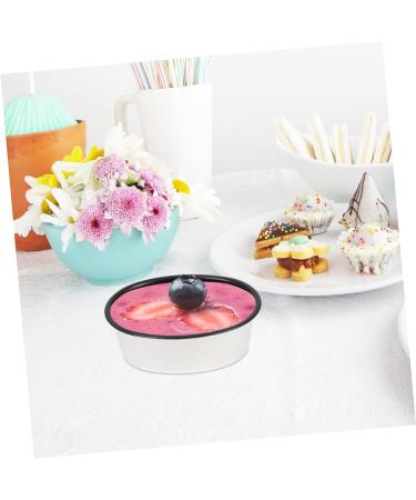Zerodeko 6 Pcs Cake Mold Chocolate Muffins Dessert Molds Fondant Pudding Mold Baking Supplies Aluminum Alloy 12X9X4cmx3pcs Assorted Colorx3pcs - Buy Online on GoSupps.com