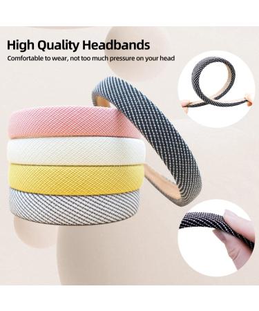 ZPRAMA 5 Pack Padded Headbands for Women - Non Slip Fashion Hair Bands - Buy Online on GoSupps.com
