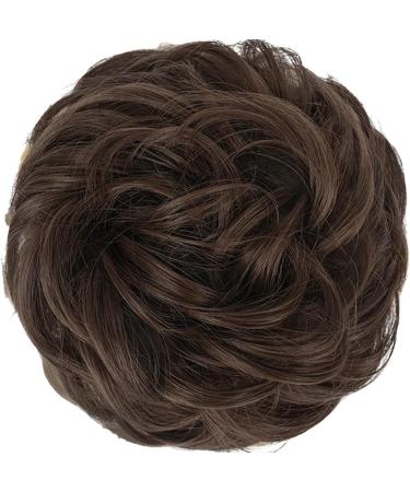 FESHFEN Messy Bun Hair Piece - Synthetic Wavy Curly Chignon Ponytail Extension for Women, Girls, Kids - 1PCS - Buy Online on GoSupps.com