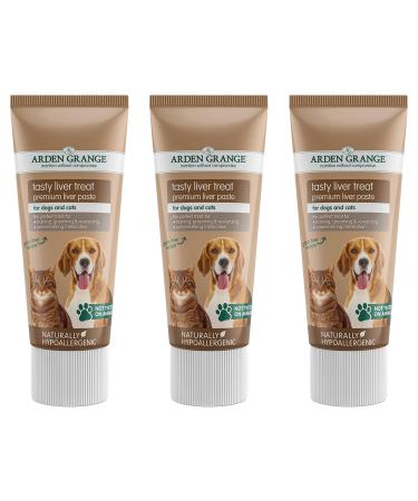 Arden Grange Premium Liver Paste Treat for Adult Dogs and cats (3 x 75g)