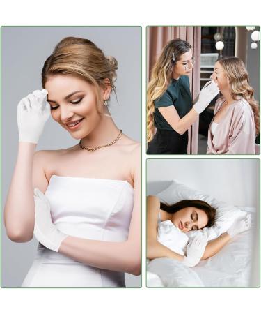 Newofview 24 Pairs White Cotton Moisturizing Gloves for Spa Treatments Cosmetics & Hand Care - Perfect for Inspection & Serving - Buy Online on GoSupps.com