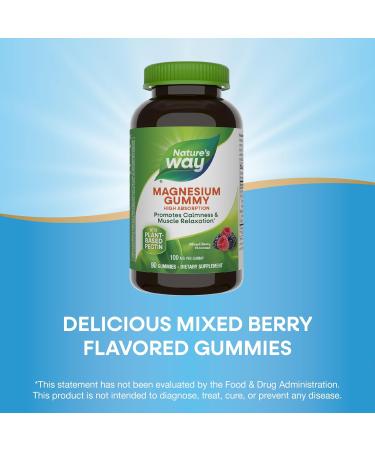 NATURES WAY Nature s Way Magnesium Gummies Promotes Calm 90 CT - Buy Online on GoSupps.com