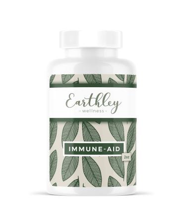 Earthley Wellness Immune-Aid, Natural Vitamin C Powder, Camu Camu, Acerola, Orange Peel, Boost Immune Health, Skin Health (2 oz) 2 Ounce (Pack of 1)