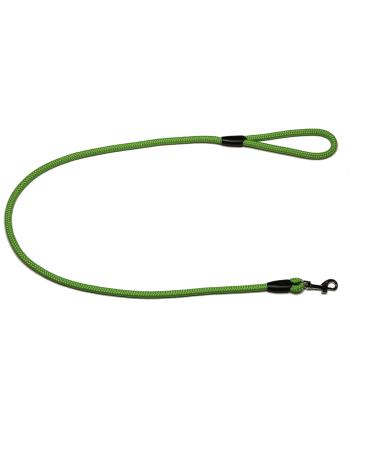 Leash - Rope leash with hand loop Basic 10mm 27 colours 7 lengths (1.20 m Kiwi) 1.20 m kiwi