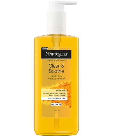 Neutrogena Clear and Soothe Micellar Jelly Make-Up Remover 200 ml 200 ml (Pack of 1) Make-Up Remover - Buy Online on GoSupps.com