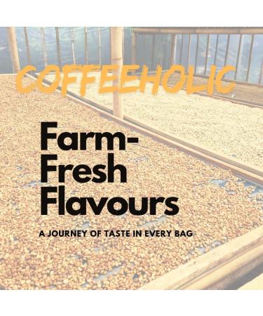 Coffee Holic - Kenya Coffee Beans 1Kg - (100% Arabica) - Medium Roast Coffee Beans - Rich Flavoured Coffee Kenya 100% Arabica 1 kg (Pack of 1) - Buy Online on GoSupps.com