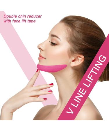 2 Rolls Facial Eye Neck Tape Patches for Double Chin Strips V-shaped Facial Breathable Stickers with Elasticity Suitable for Face eye and neck double chin strips - 2.5CM*500CM - Buy Online on GoSupps.com