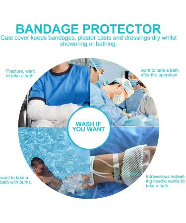 Waterproof Arm Cast Protector - Reusable Sleeve for Broken Hands & Wrists - Buy Online on GoSupps.com