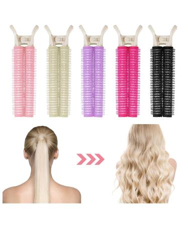 FANKUTOYS 10 PCS Volumizing Hair Clips | Heatless Rollers Hair Curlers Clips | Hair Styling Tool for Natural Fluffy Volume | Hair Volume Curler for Short/Long/Curly Hair - Buy Online on GoSupps.com
