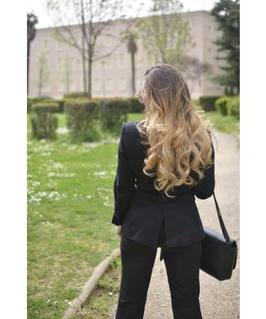 BOMBSHELL HAIR EXTENSIONS 250g 24" Flicky 3 Pieces Full Head Clip On Hair Extensions Hair Piece Wig (M19 DARK GOLD BLONDE) - Buy Online on GoSupps.com