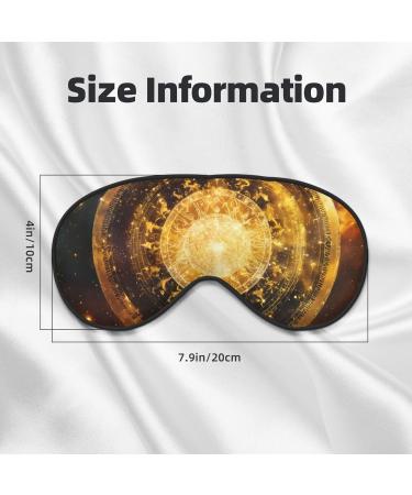 Shop Bronze Century Gears Clock Soft Sleep Eye Mask | Breathable Female Eye Patch for Travel & Relaxation - Buy Online on GoSupps.com