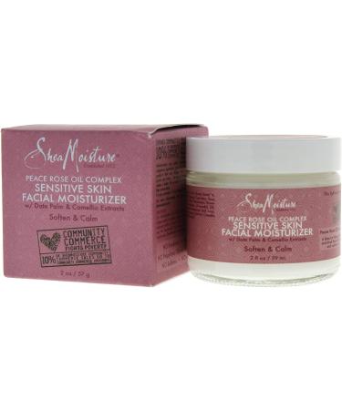 Shea Moisture Peace Rose Oil Complex Facial Moisturizer 2oz - Sensitive Skin Care for Unisex - Buy Online on GoSupps.com