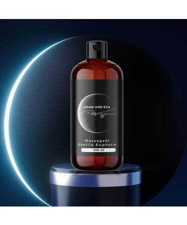 Adam & Eva Vanilla Euphoria Massage Oil 500ml - Relaxation & Muscle Relief - For Partner & Professional Use - Premium Quality from Italy - Buy Online on GoSupps.com