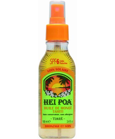 Hei Poa Tiare SPF 6 Monoi Oil