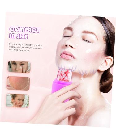 Ipetboom Facial Ice Roller Ice Rollers for Your Face Ice Roller for Face and Eye Skin Care Roller Ice Cube Face Roller Facial Roller Face Ice Roller Skin Care Face Massage Tools Ice Globes 11.4x6.5cm Purple - Buy Online on GoSupps.com