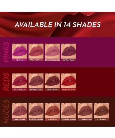 Love Earth Cosmetics Mousse Muse Lip Cream Lasts 24+ hours Creamy Mousse Lipstick Waterproof & Smudgeproof 5ml 11 The Salmon - Buy Online on GoSupps.com