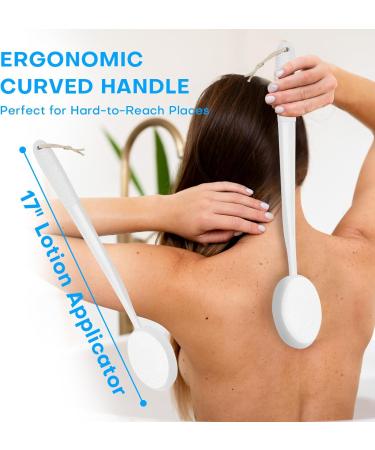 Anti-Slip Back Cream Applicator | 48cm Long Stem Lotion Tool for Men & Women | Perfect for Moisturizing Hard-to-Reach Areas - Buy Online on GoSupps.com