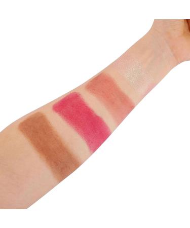 DELISOUL 8 Colors Cream Blush Highlighter Contour Stick Palette - Long Lasting Makeup Set - Buy Online on GoSupps.com